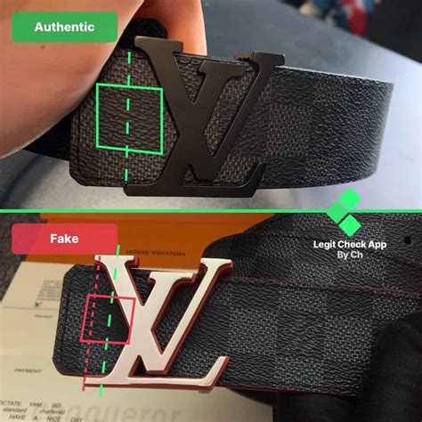 louis vuitton fake vs real belt|how to check if louis vuitton is real.